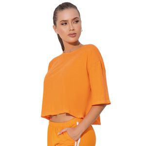 Camiseta Mujer Naranja Mp 33550