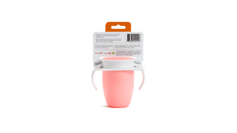 Vaso Entrenador Miracle 360° 7 Oz Rosa - MUNCHKIN MUNCHKIN