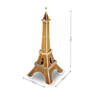 Rompecabezas Armable Torre Eiffel 3D - 20P