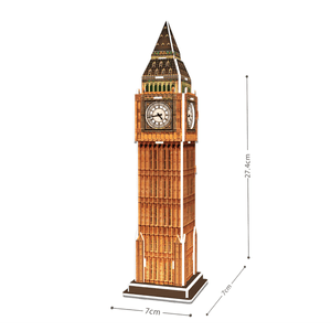 Rompecabezas Armable Big Ben 3D - 13P