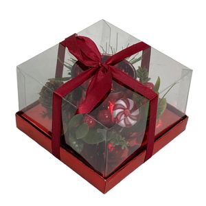 Portavela Rojo 11X11X7Cm - Ref 200-0600358