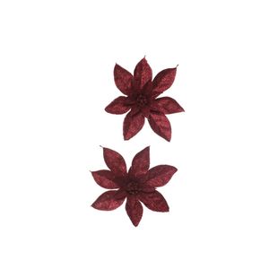 Poinsetia 15X15X2Cm Rojo