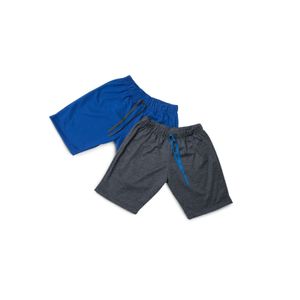 Bermuda Paq X2 Para Niño Rojo/Azul Navy MP