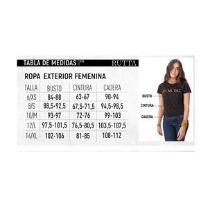 Camiseta Mujer Negro Rutta 78190