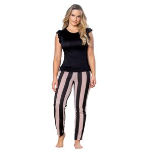 Multiusos Mujer Negro-Beige Mp 89324
