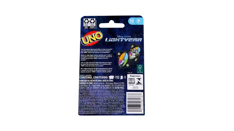 Jogo Uno Buzz Lightyear - Mattel - Casa Joka