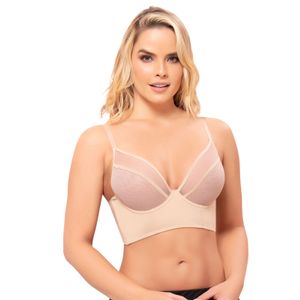 Bustier Mujer Beige Mp 92886