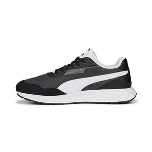 Tenis Puma Runtamed Plus Hombre Color Negro Blanco