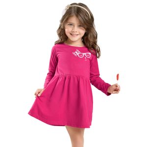 Vestido Paq X2 Infantil Rosa Mp 32588