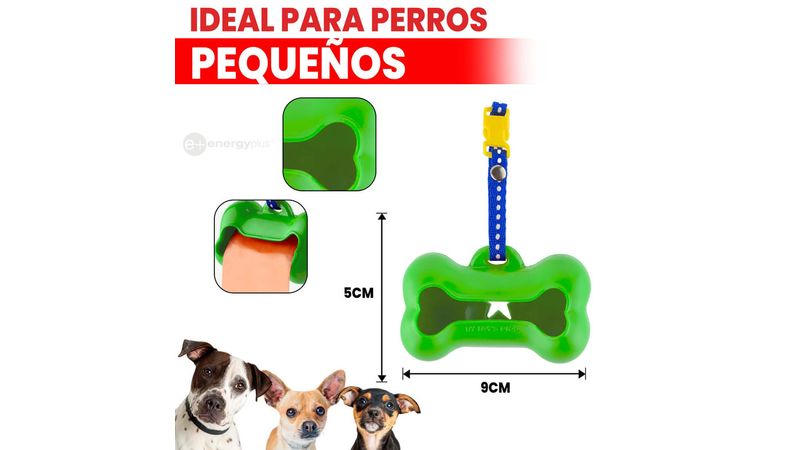 Eco Porta Bolsas para Perro en Goma Termoplástica Atoxica Azul