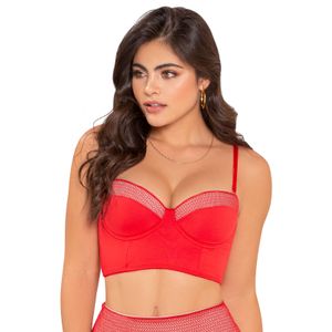 Bustier Mujer Rojo Mp 79829