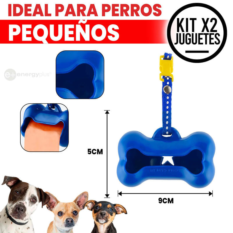 Eco Porta Bolsas para Perro en Goma Termoplástica Atoxica Azul