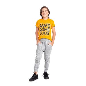 Jogger Para Niño Gris Jaspe MP
