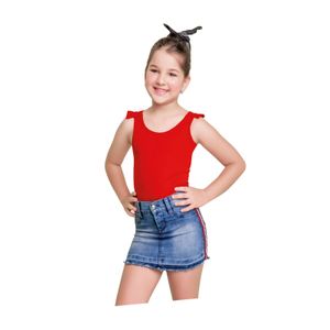Falda Corta Para Niña Azul MP