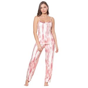 Pijama Mujer Blanco-Rosa Mp 34865