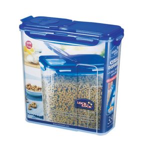 Recipiente Plastico Para Cereal Con Dispensador 3.9L Azul