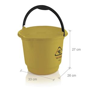 Balde 9L Amarillo - Piso Mojado
