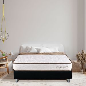 Colchón Semidoble Easy Life Colchones Relax 120x190x22cm Ortopédico Resortado Firmeza Suave