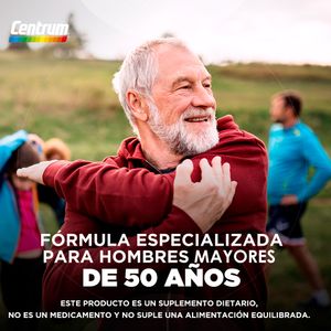 CENTRUM SILVER MEN +50AÑOS FCO X 30 TAB