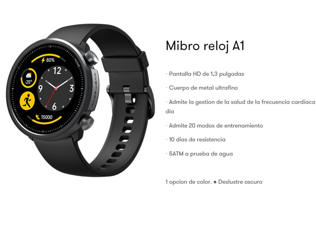 Reloj Inteligente Xiaomi Mi Bro Watch A1 Smartwatch