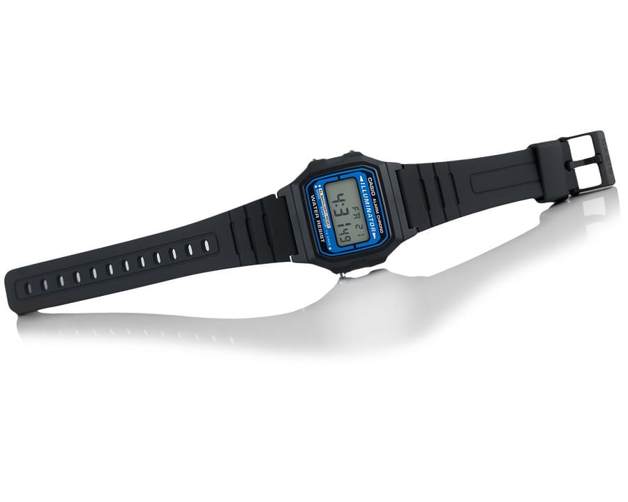 Herren Armband Uhrenarmband Casio Für W-211D-1AV, Edelstahl Casio Watch