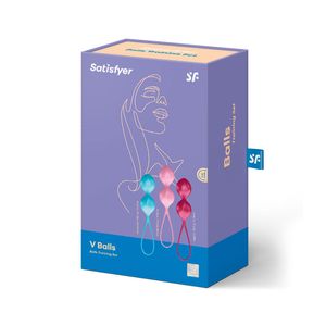 Satisfyer v balls tricolor