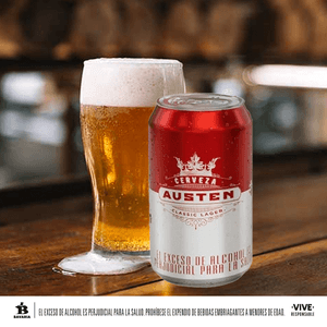 Cerveza Austen Classic Lager 330 Ml x6 Unds