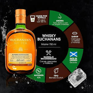 Buchanan's Master whisky escocés 750 ml