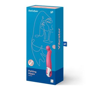 Satisfyer vibes petting hippo salmón