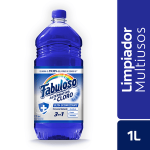Limpia Pisos Fabuloso Alternativa al Cloro Ultra Desinfectante 1L