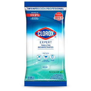 Toallitas Desinfectantes Clorox Expert Fresco Flowpack X15 Unds