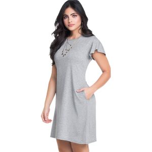 Vestido Corto Para Mujer Gris Jaspe MP