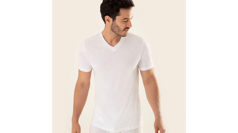 Camiseta blanca 2024 gef hombre