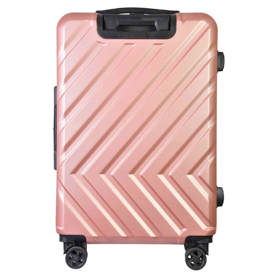  Elegante maleta de viaje Combo Trolley Bolsas con 3 Dial Lock  Seguridad y mango telescópico de aluminio, bolsa de equipaje de viaje,  Rosado : Ropa, Zapatos y Joyería