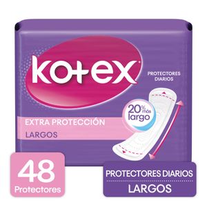Protector Diarios Kotex Largos X48 Unds
