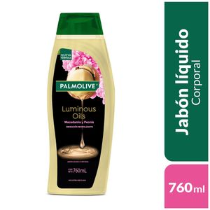 Jabón Líquido Cuerpo Palmolive Luminous Macadamia y Peónia 760ml