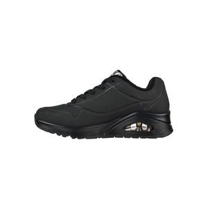 Tenis Skechers Uno Metallic Love Color Negro