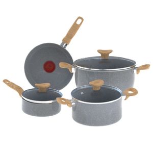 Bateria De Cocina Imusa Natural Stone De 7 Piezas