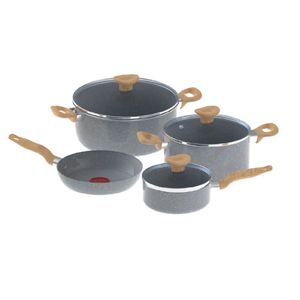 Bateria De Cocina Imusa Natural Stone De 7 Piezas