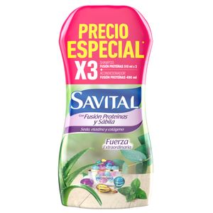 Shampoo Savital Fusión Proteínas 510 Ml