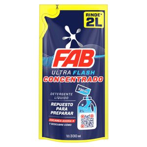 Detergente Líquido FAB Ultra Concentrado 330 Ml