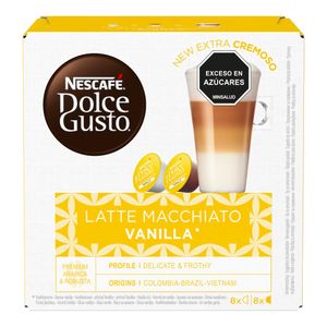 Café Nescafé® Dolce Gusto® Latte Macchiato Vainilla 8 Tazas Preparadas