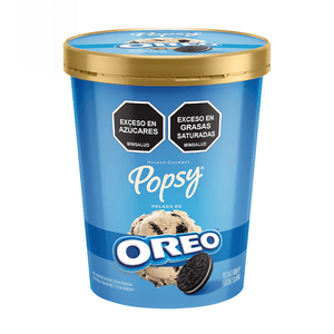Helado Popsy Oreo Gourmet 600 G