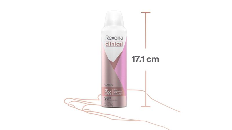 Rexona clinical expert classic antiperspirant spray for women 150 ml