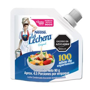 Leche Condensada La Lechera® Bolsa 90 G