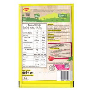 Sazonador Maggi Jugoso al Sartén Pimentón 23,4 G