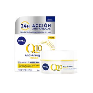 Crema Facial Nivea Reafirmante Q10 Tratamiento Antiarrugas de Día Fps 30 50 Ml