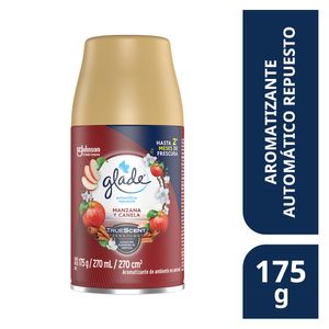 Ambientador Automatico Glade Aerosol Manzana y Canela Repuesto 175g