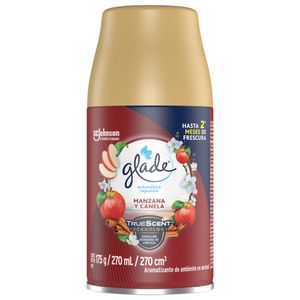 Ambientador Automatico Glade Aerosol Manzana y Canela Repuesto 175g
