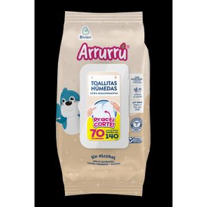 Toalla Húmeda Arrurrú Extra Aco Avena & Karité X70 Unds